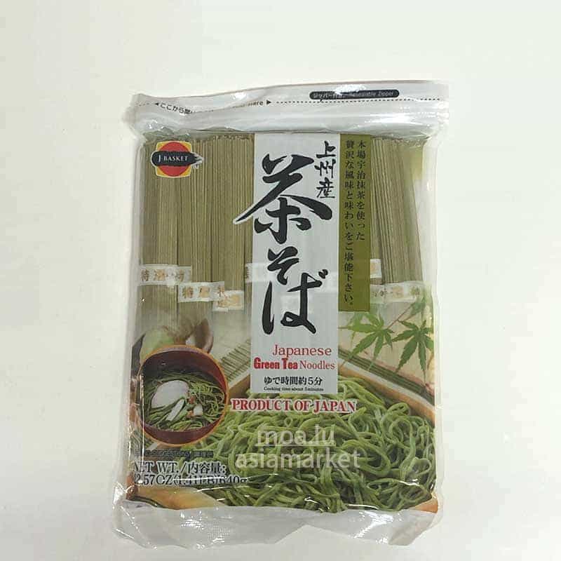 J-Basket Greentea noodle 640g