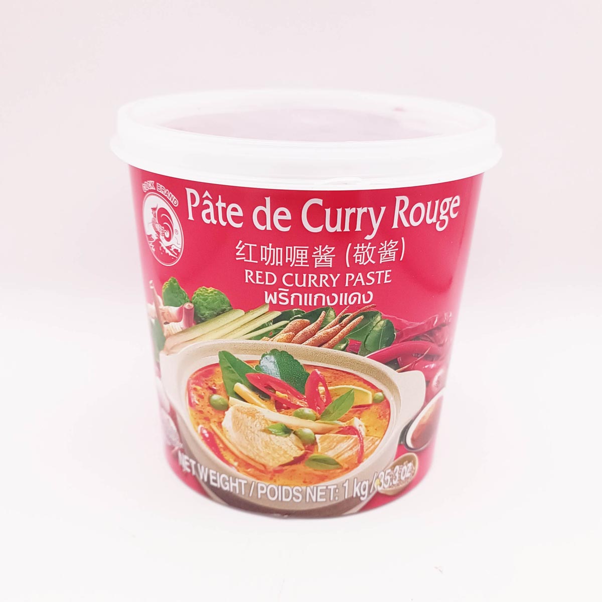 Red Curry Paste 1kg Cock
