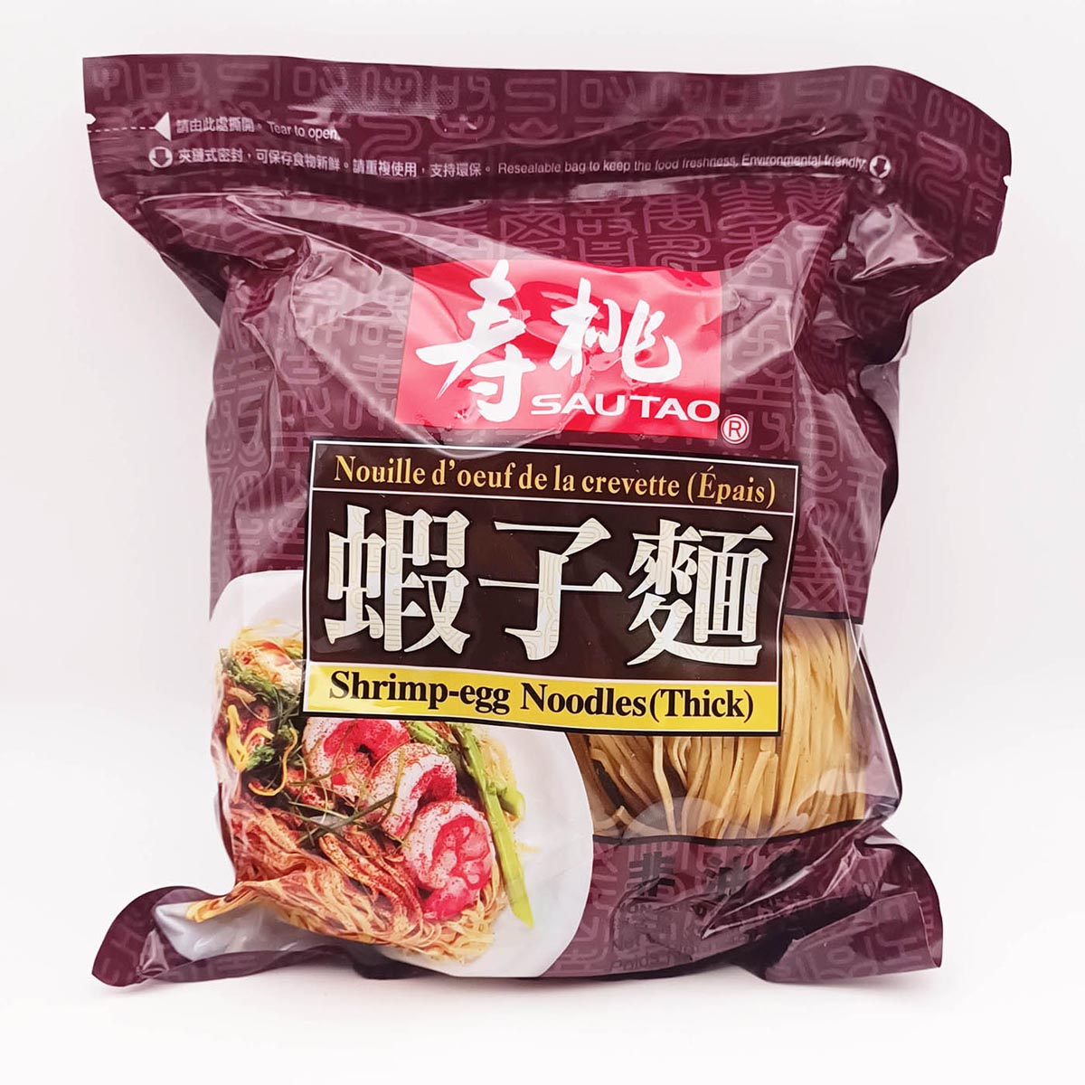 粗虾子面Shrimp egg noodle Thick