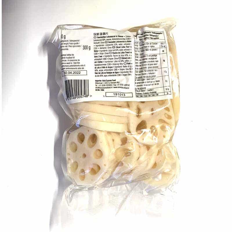 鲜莲藕片Sliced Lotus Root in water 500g