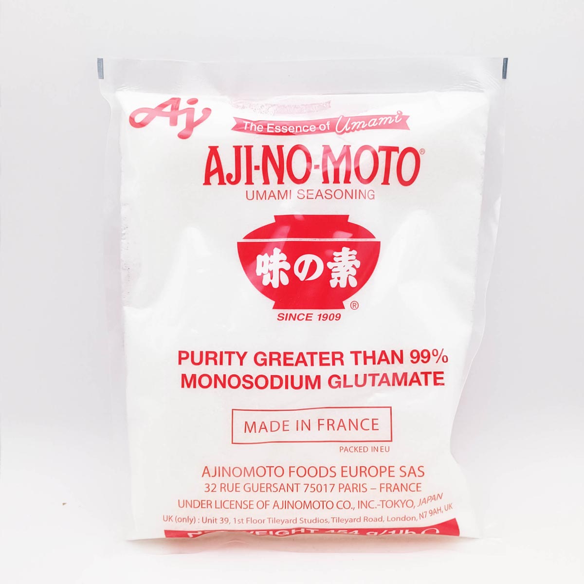 味精msg sodium glutamate Ajinomoto 454g
