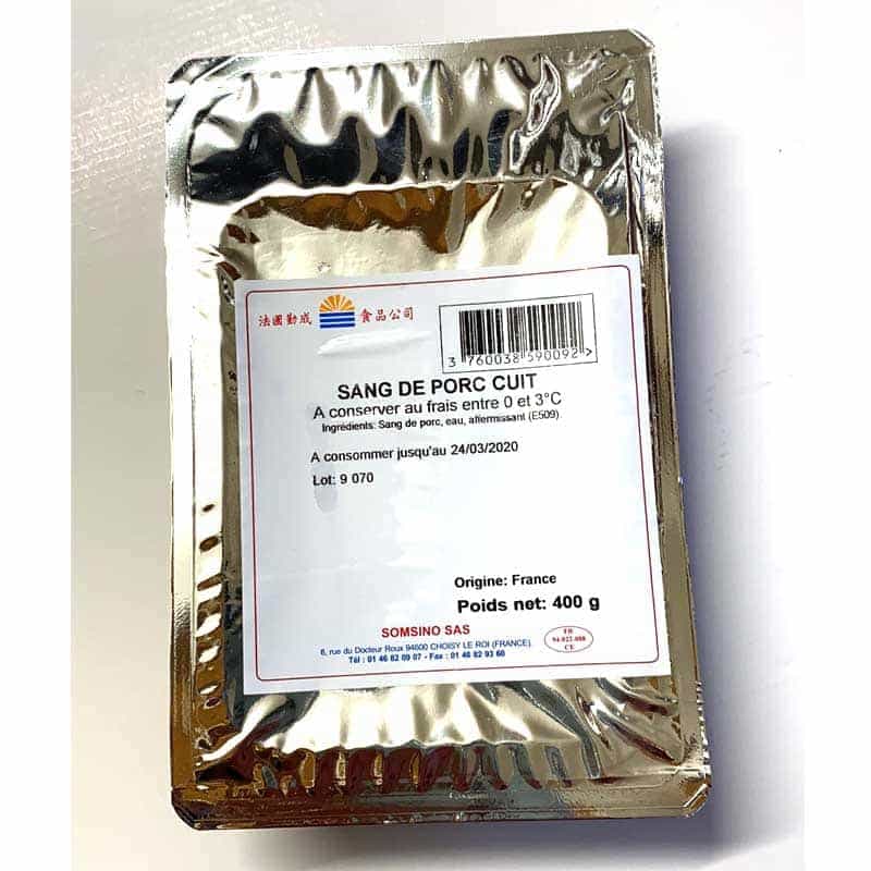 猪血Sang de porc
