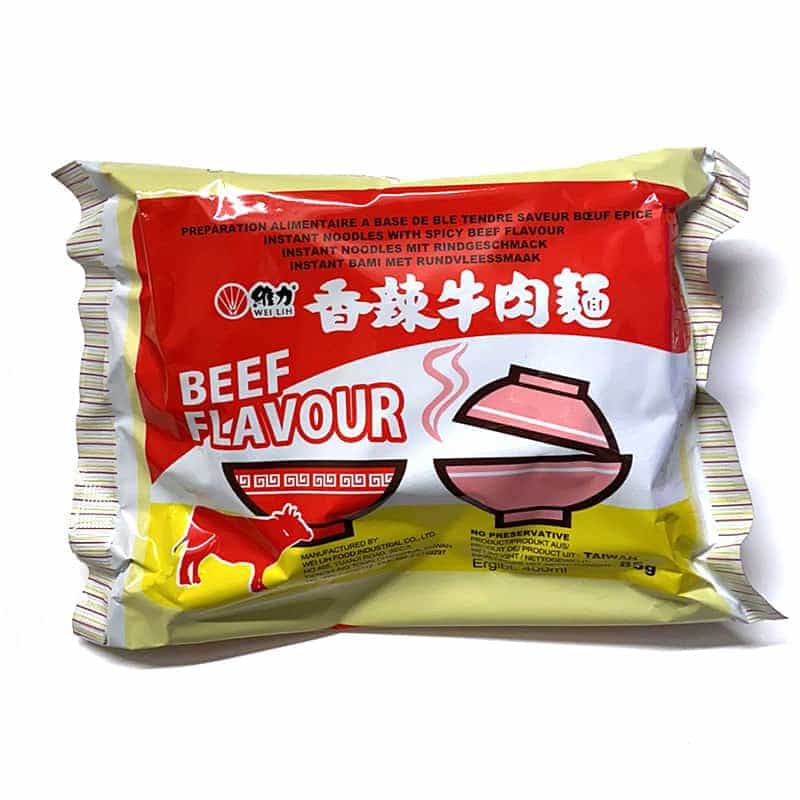 维力香辣牛肉面Soupe boeufWeilih