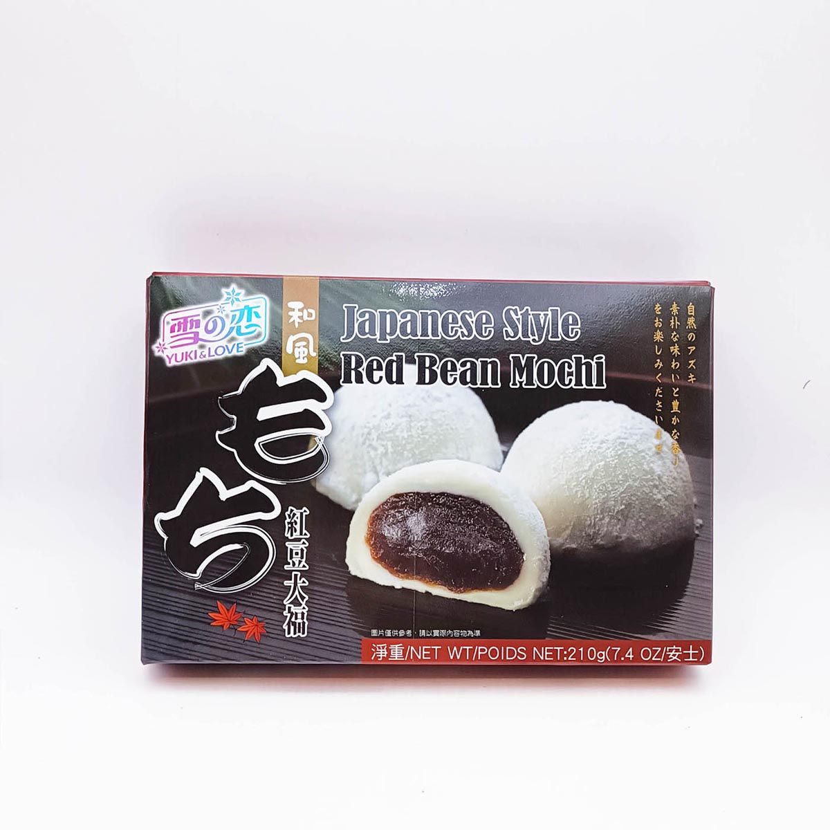 红豆麻薯Mochi jap.rice cake red bean 210g