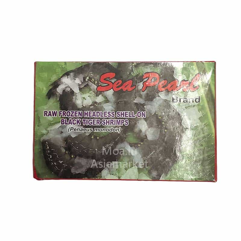 16/20无头带壳黑虎虾Scampi black tiger 16/20