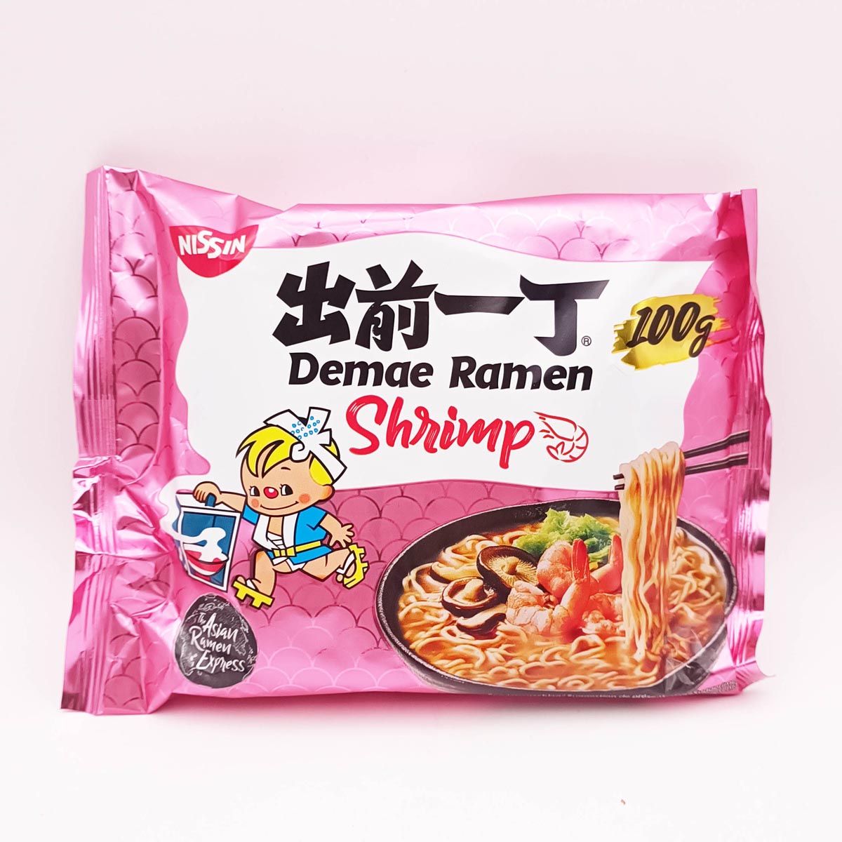 出前一丁虾味面Inst Noodl.demae shrimp NISSIN 100g