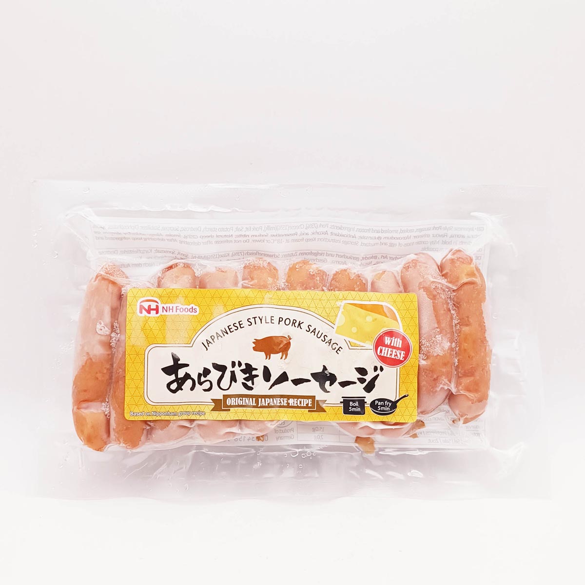 Japanese Style Pork Sausage with Cheese 185g