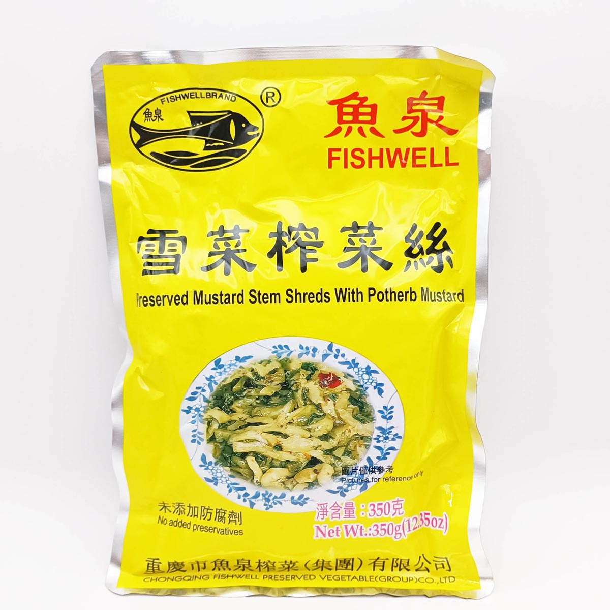 雪菜榨菜丝Preserved Mustard Shreds 350g