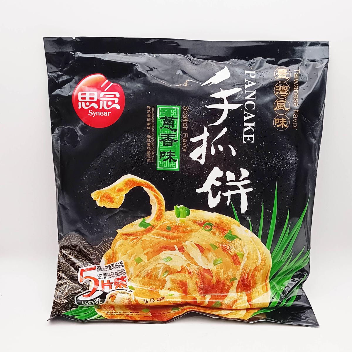 Crispy Roti Scallion Flavor 450g SYNEAR 葱香手抓饼
