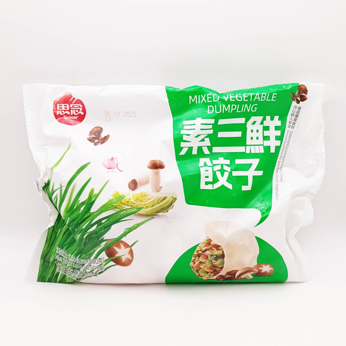 Mixed Vegetable dumpling 500g Synear 素三鲜水饺