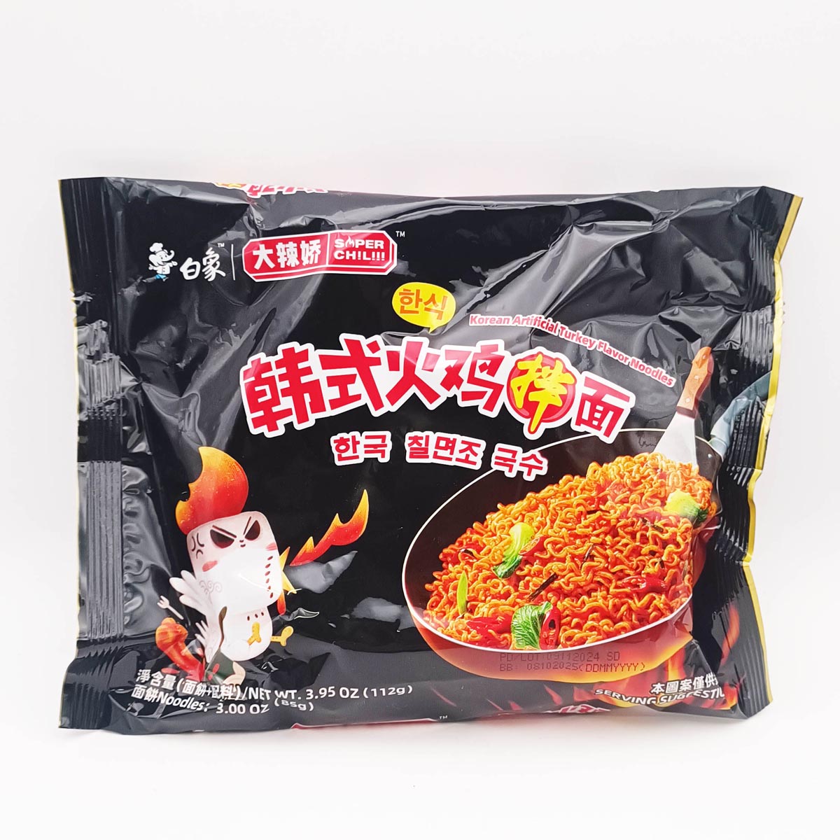 Korean Turkay flavor Noodle 112g 大辣娇韩式火鸡拌面