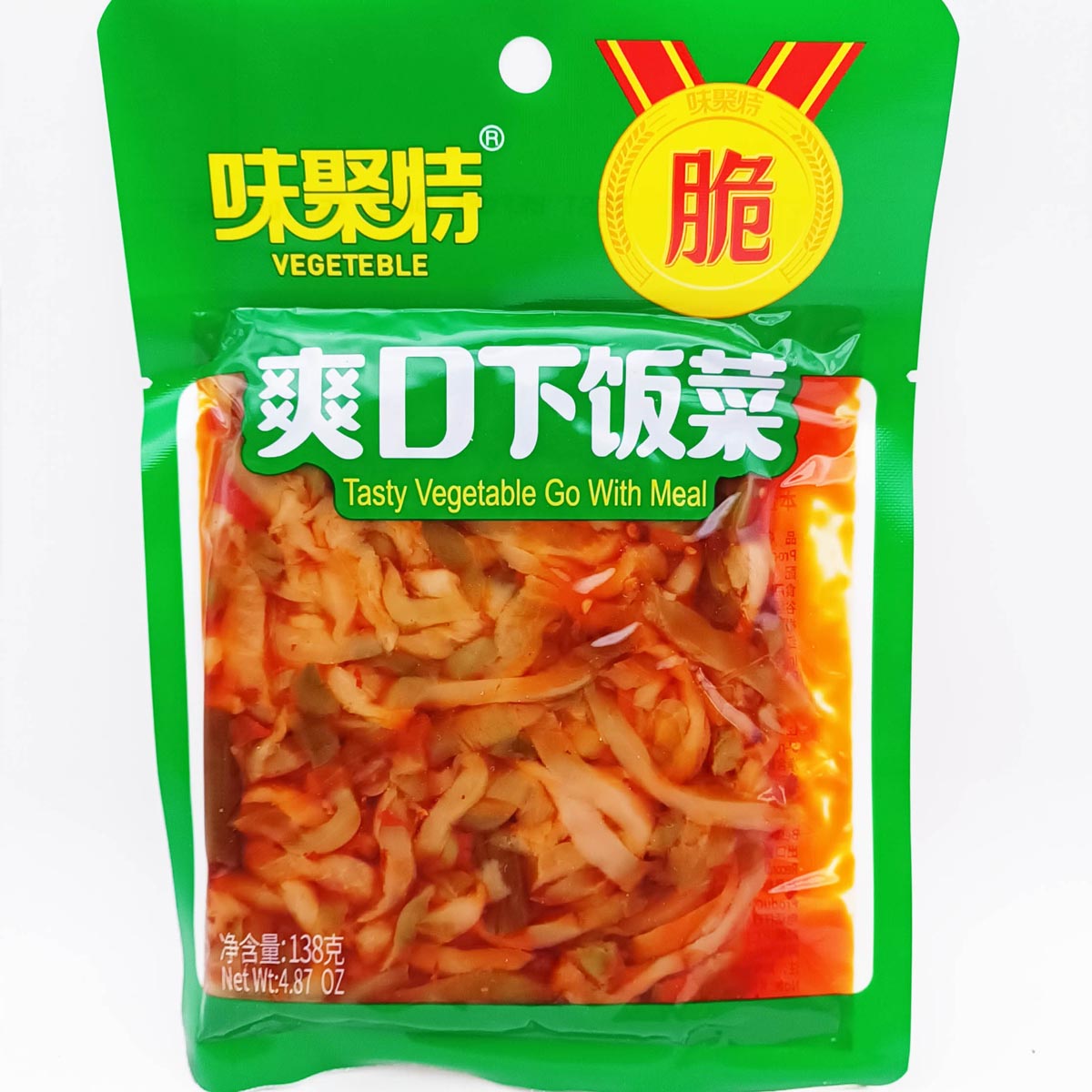 爽口下饭菜 Mustard Pickled with Cowpea 138g