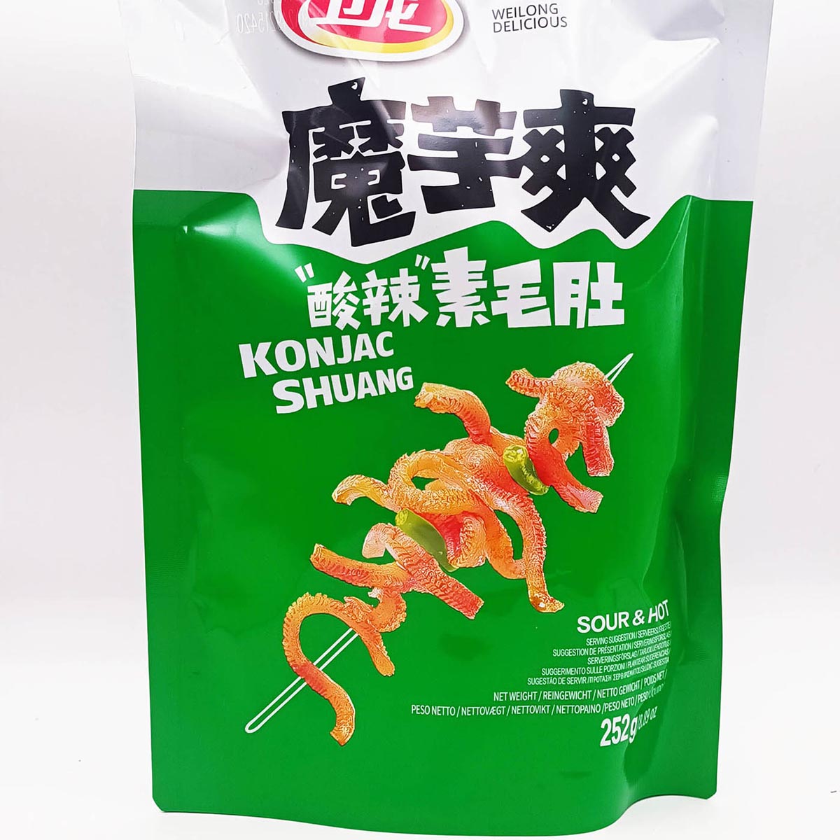 Konjac Shuang Sour hot 252g酸辣泡椒魔芋爽