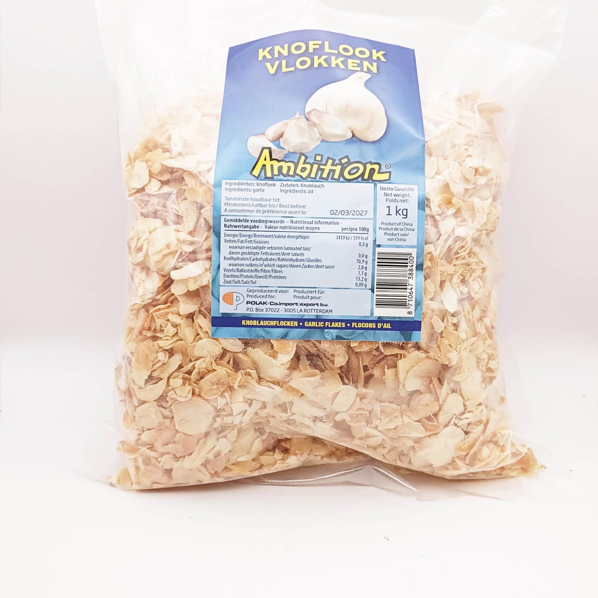 Dried Garlic Flacks 干蒜片