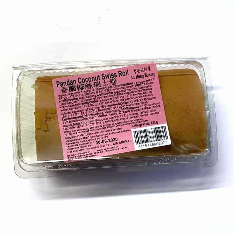 香兰椰丝瑞士卷Pandan Coconut Swiss Roll