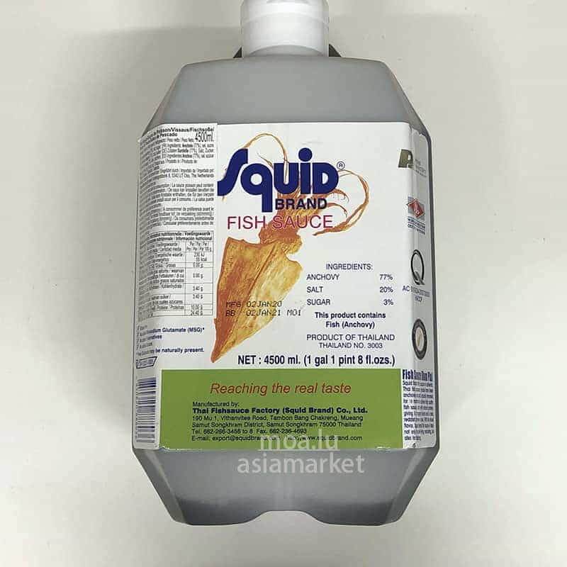 大桶鱿鱼露Fish sauce 4.5L