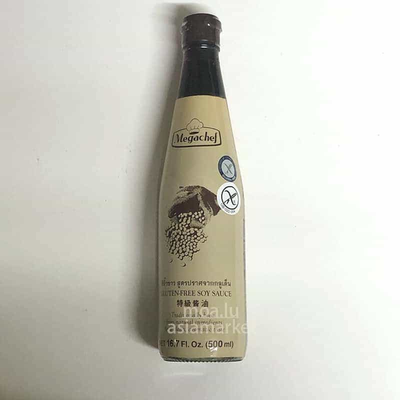 megachef soy sauce gluten free 500ml