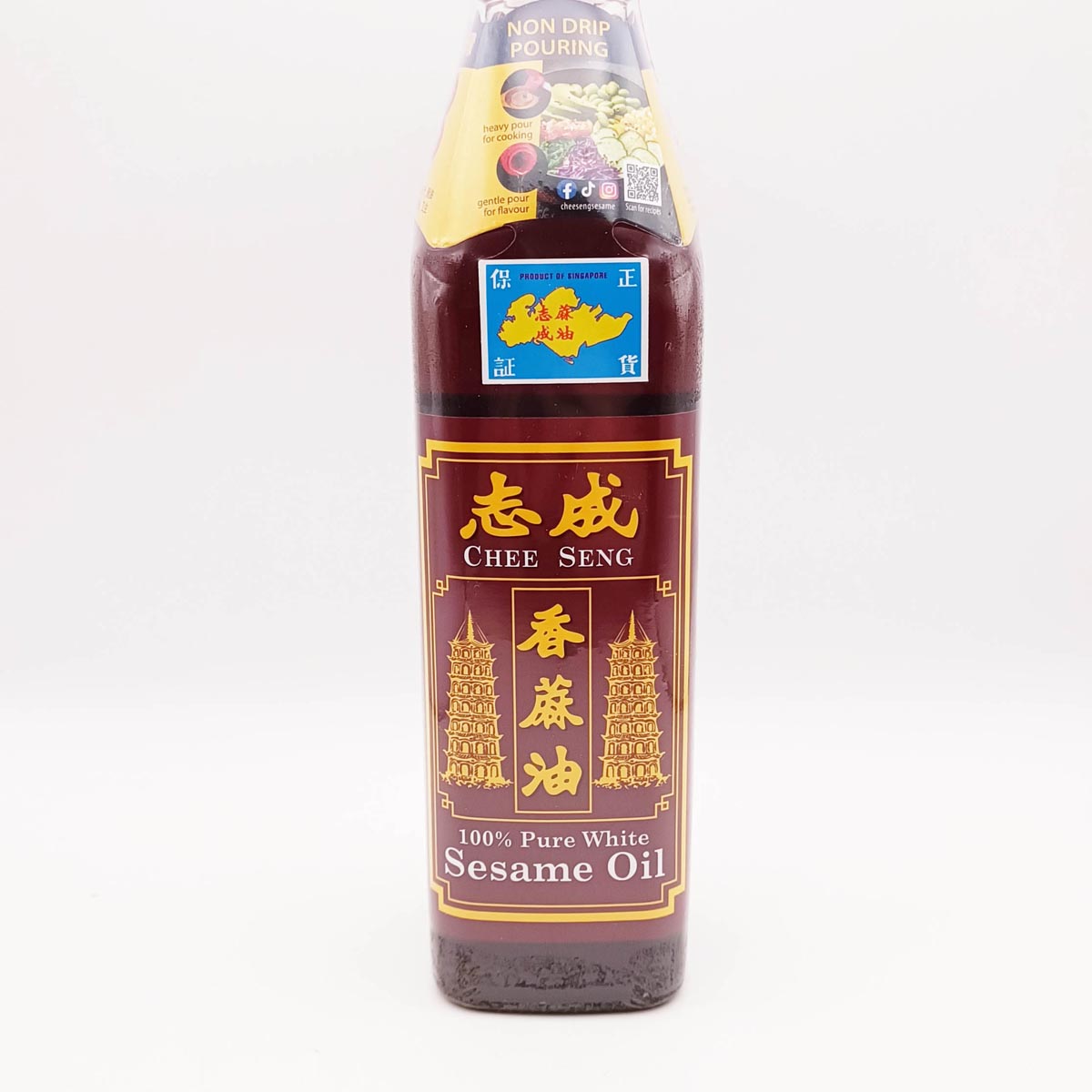 麻油 Chee Seng Sesame oil 100% 375ml