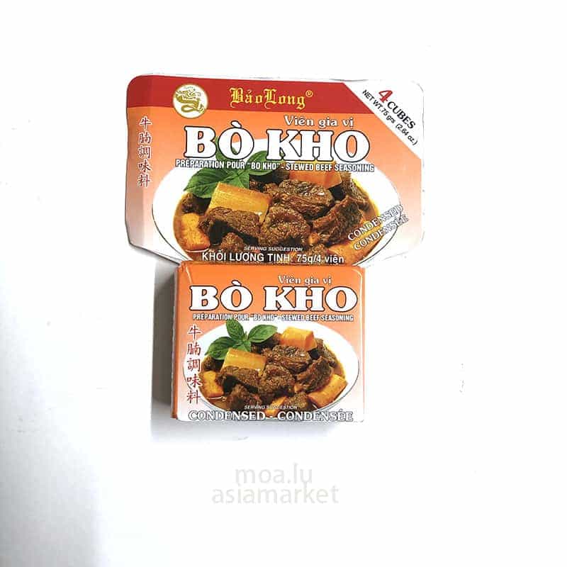 牛腩味调味料Bouilloncube beef/bo kho BAO LONG 75g